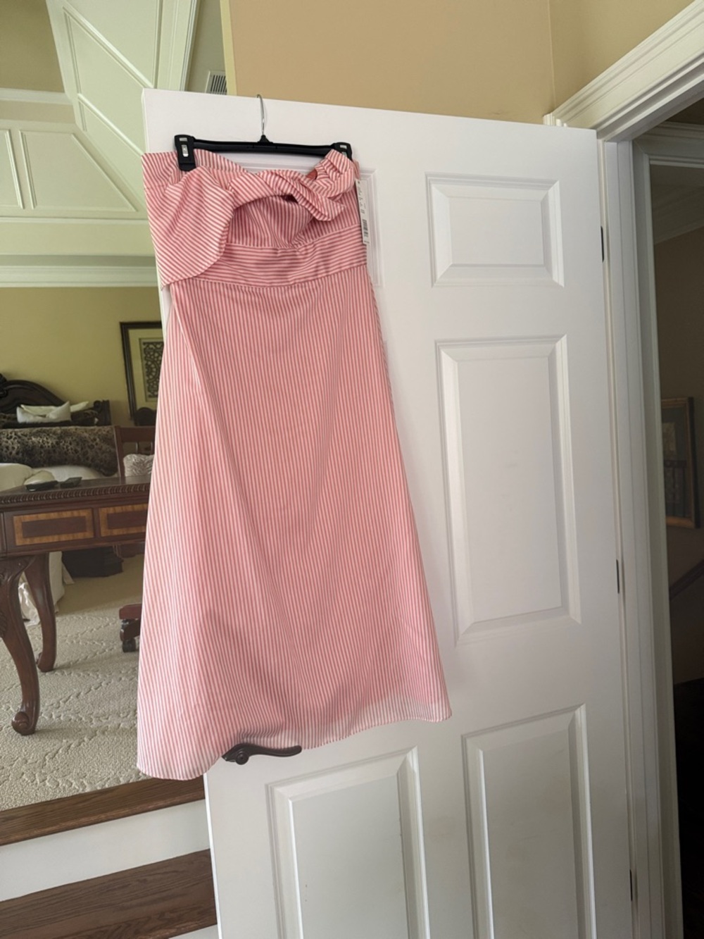 Gianni Bini Pink Strapless A-Line Dress